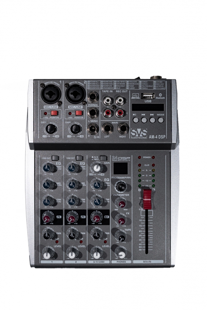 SVS Audiotechnik mixers AM-4 DSP Аналоговый микшерный пульт, 4-канала в Киржаче