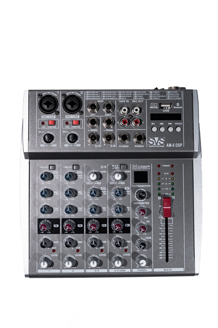 SVS Audiotechnik mixers AM-6 DSP Микшерный пульт аналоговый, 6-канальный SVS Audiotechnik mixers в Киржаче